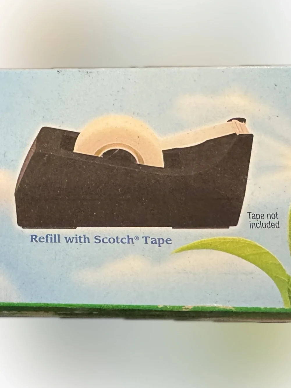Scotch Black Desktop Tape Dispenser - Reliable One-Handed Dispensing